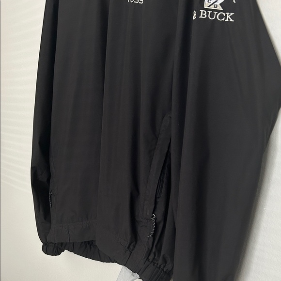 Cutter & Buck Foss Golf Windbreaker Pullover Black V-Neck Jacket Mens M - Picture 5 of 16